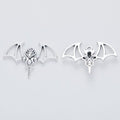 Spread Wing Bat Charm In 5 Metal Finishes For Jewelry Making view 8