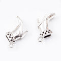 High Heel Boot Charm Alloy Jewelry Making Component in 2 Finish Options view 6