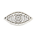 Openwork Eye Connector Charms in Antique Bronze, Antique Silver view 6