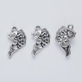 Fish-Shaped Charm In 2 Metal Finishes For Jewelry Making view 6