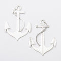 Rope Detailed Anchor Charm in Multiple Metal Finishes for Jewelry Making view 7