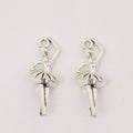 Ballerina Charm In 4 Metal Finishes For Jewelry Making view 8