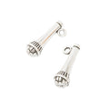 Handheld Microphone Charm Metal Jewelry Making Pieces view 3