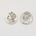 Classical Figure Coin Charm Metal Pendant for Jewelry Making view 7