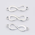 Infinity Symbol Double Loop Jewelry Connector Component view 6