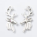 Leaping Stag Charm Metal Jewelry Making Component Pendant view 9