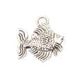 Detailed Goldfish Metal Charms in 2 Pictured Finishes view 6