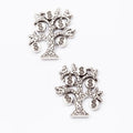 Ornate Coin Tree Metal Charm in Two Antique Finishes view 6