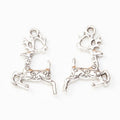Leaping Deer Charms in Six Contrasting Metal Finishes view 9