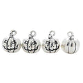 Striped Pumpkin Vintage Metal Charm Pendant for Jewelry Making view 3
