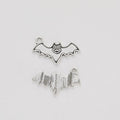 Smiling Bat Metal Charm in 2 Pictured Finishes Jewelry view 6
