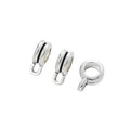 Double Ridge Bail Bead in 3 Metal Finishes for Jewelry Making view 8