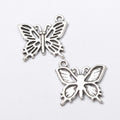 Layered Openwork Butterfly Charm in 2 Metal Finishes for Jewelry Making view 6