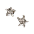 Textured Starfish Slider Bead in 2 Metal Finishes for Jewelry Making view 6