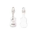 Acoustic Guitar Metal Charm in 3 Distinct Finishes for Jewelry Making view 7