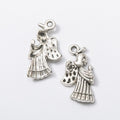 Long Dress Angel Charm Metal Pendant for Jewelry Making view 6