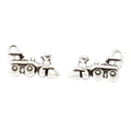 Steam Train-Shaped Metal Charm Pendants in 3 Finishes view 8