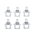 Sweet Home House Charm Metal Pendant for Jewelry Making view 3
