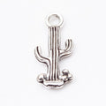 Potted Cactus Charm in 2 Metal Finishes for Jewelry Making view 6