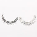 Curved Beaded Chandelier Connector in Two Antique Finishes view 6