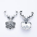 Ornate Deer Head Charm In 3 Metal Finishes For Jewelry Making view 8
