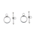 Round Toggle Clasp Metal Jewelry Components in 10 Distinct Finishes view 12