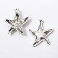 Sculpted Starfish Metal Charms in Two Antique Finishes view 6