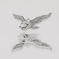 Spread Wing Eagle Charm Pendants in Two Antique Finishes view 6