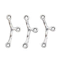 Four Finish Branch Shaped Three Loop Jewelry Connectors view 8