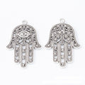 Hamsa Hand Charm Pendants in 2 Metal Finish Options view 7