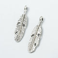 Cutout Feather Charm in 5 Metal Finishes for Jewelry Making view 9