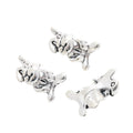 Rabbit Slider Bead in 2 Metal Finishes for Jewelry Making view 6