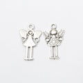 Heart Holding Angel Charm Metal Pendant for Jewelry Making view 6