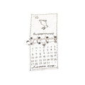 Calendar Book Metal Charm 2 Finish Options Craft Supply view 7