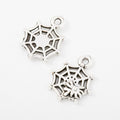 Vintage Spiderweb Charms in Multiple Finishes for Jewelry Making view 9