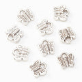 2-Finish Tiny Butterfly Metal Jewelry Components for Crafts view 6