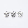 Angel Silhouette Metal Charm in 2 Pictured Finishes view 6