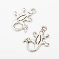 Curled-Tail Gecko Charm Metal Pendant for Jewelry Making view 7