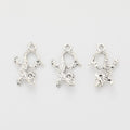 Curled Gecko Charm Metal Pendant for Jewelry Making view 3