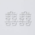 Double Happiness Symbol Metal Charm in Seven Pictured Finishes view 10