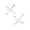 Small Airplane Metal Charms in Two Antique Finishes view 7