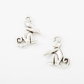 Seated Monkey Charm Pendants in 5 Metal Finish Options view 9