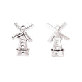 Windmill Charms in Three Contrasting Metal Finishes view 7