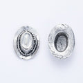 Cowboy Hat Shaped Metal Beads in 2 Metal Finish Options view 6
