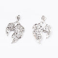 Filigree Leaves Metal Charm 2 Finish Options Craft Supply view 6