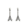 Eiffel Tower Charm Alloy Jewelry Making Component in 2 Finish Options view 7