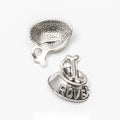 Rover Dog Bowl Charm with Bones in Antique Silver Tone view 3