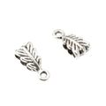 Leaf Bail Bead Metal Jewelry Component 4 Finish Options Craft Supply view 9