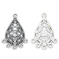Teardrop Paw Print Chandelier Connector in Two Finishes view 6