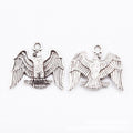 Spread-Wing Eagle Charms in Two Antique Metal Finishes view 6